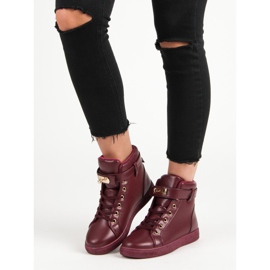 Sneakers bordeaux rosso 2