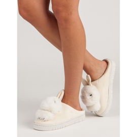 Pantofole calde marrone 2