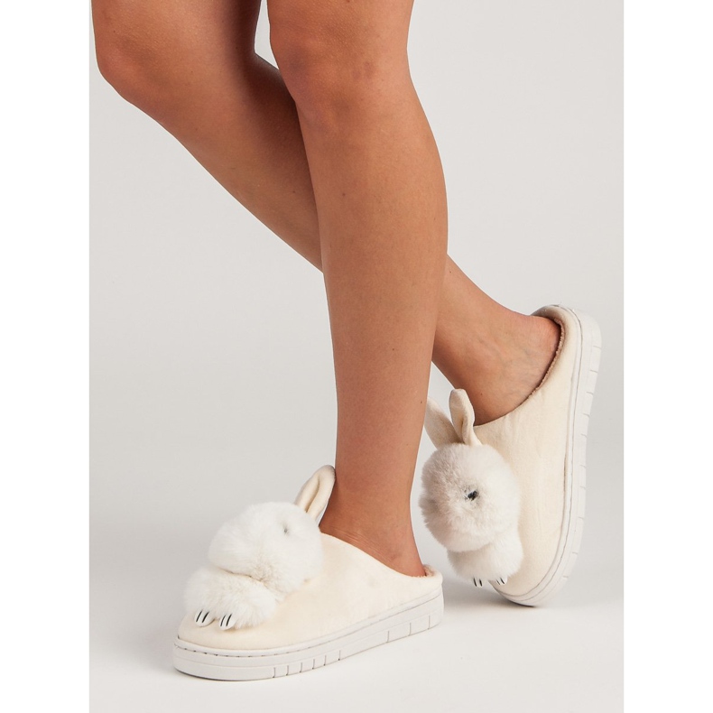 Pantofole calde marrone 2