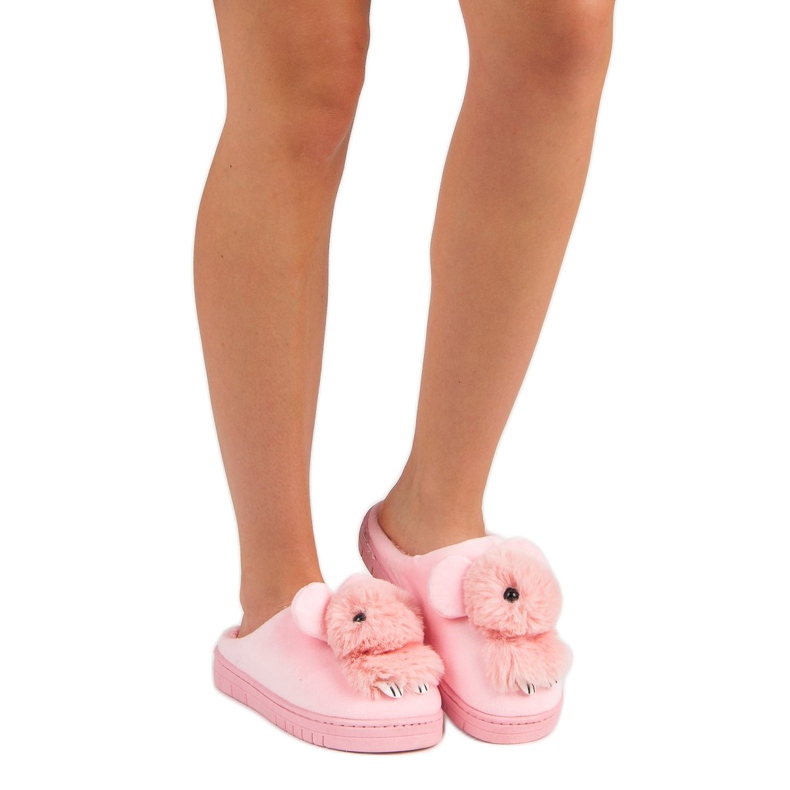 Pantofole comode rosa 1