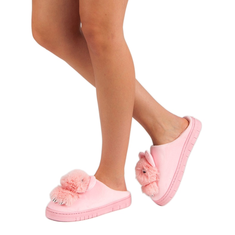 Pantofole comode rosa 2