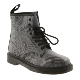 Dr. Martens 1460 OT BLACK nero grigio 1