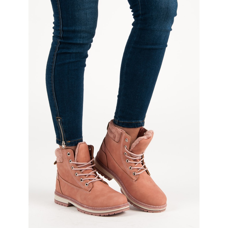 Juliet Scarponi da trekking caldi rosa 1