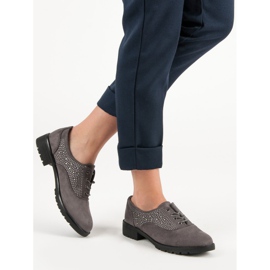 Scarpe scamosciate grigie grigio 2