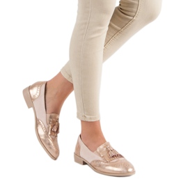 Tina&Co Mocassini con frange rosa 2