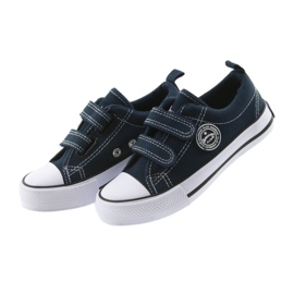 American Club Sneakers americane scarpe da bambino sneakers bianco blu navy 3