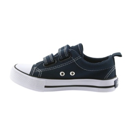 American Club Sneakers americane scarpe da bambino sneakers bianco blu navy 2