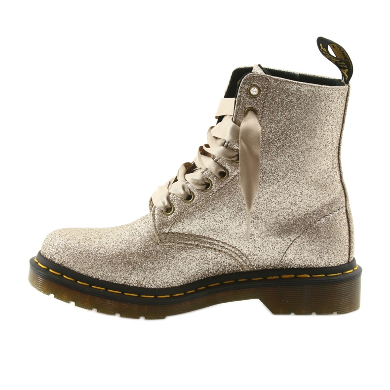Dr. Martens 1460 PASCAL GLITTER ORO PALLIDO d'oro 2