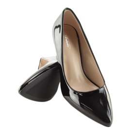 Décolleté con tacco largo nero B-58 Black 1