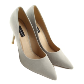 Décolleté su tacco grigio 66-26 grigio 1