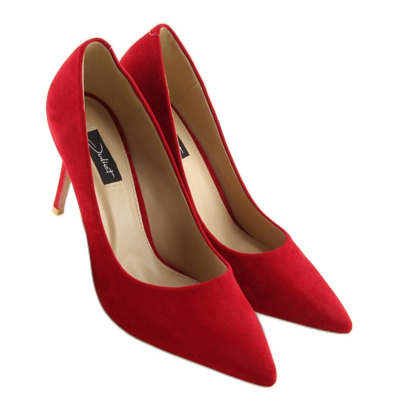 Décolleté su un rosso 66-26 Stiletto rosso 1
