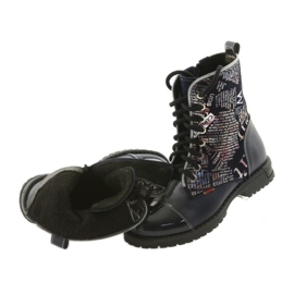 Stivali da bambina Zarro 69/03 blu navy multicolore grigio viola nero 4