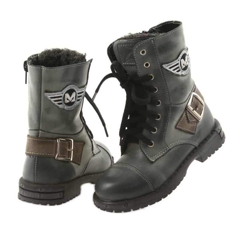 Stivali grigi Zarro 933 grigi per bambini multicolore grigio 5