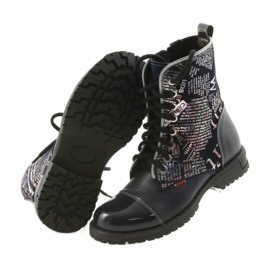 Stivali da bambina Zarro 69/03 blu navy multicolore grigio viola nero 5