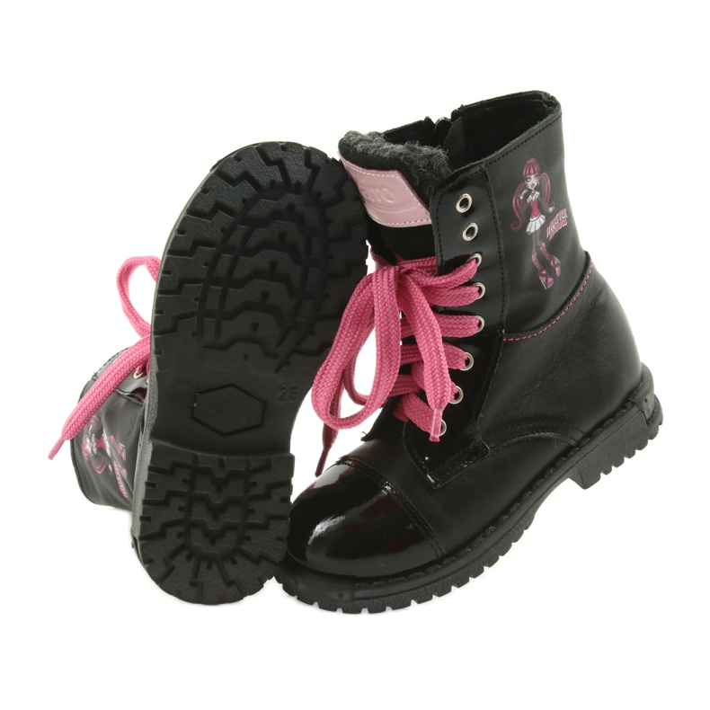Ren But Stivali, scarpe per bambini Zarro 38/01 nero rosa 4