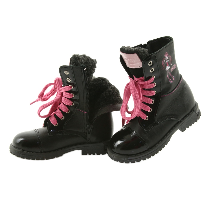 Ren But Stivali, scarpe per bambini Zarro 38/01 nero rosa 3