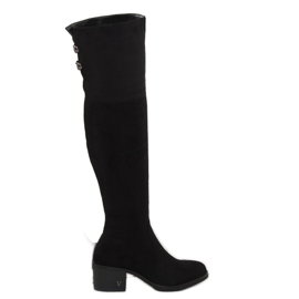 Stivali neri con tacco alto BH131-HB Nero 1