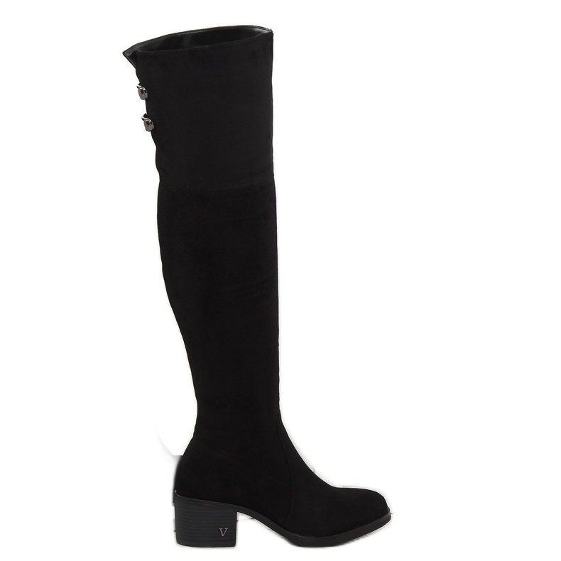 Stivali neri con tacco alto BH131-HB Nero 1