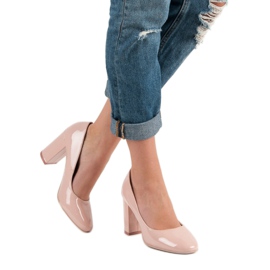 Seastar Décolleté in vernice rosa 2