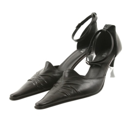 Sandali da donna in pelle nera Eksbut 644 nero 4
