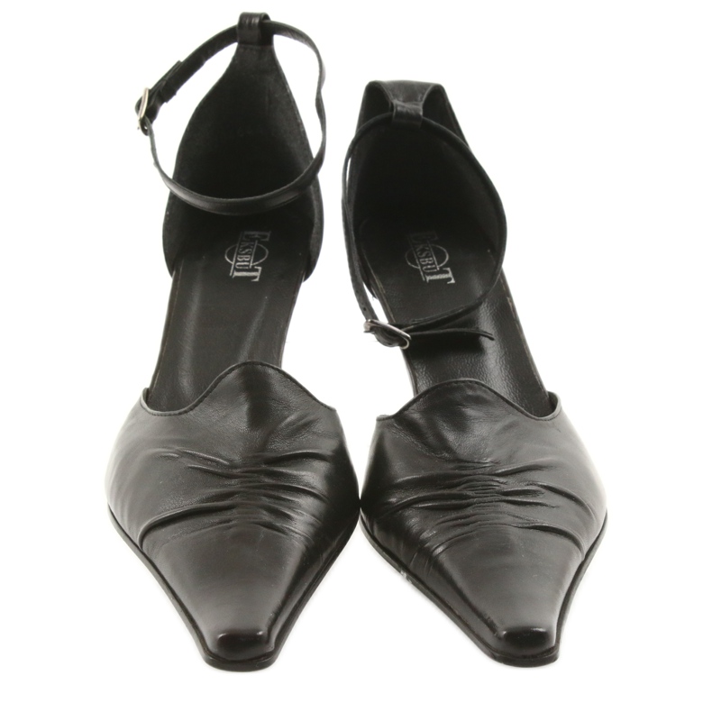 Sandali da donna in pelle nera Eksbut 644 nero 3