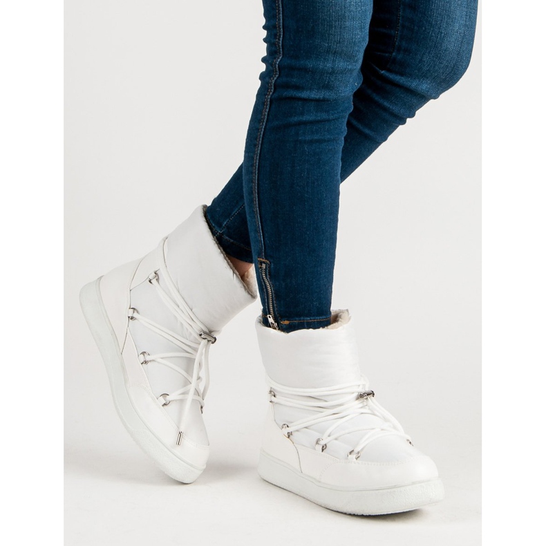 Seastar Stivali da neve caldi bianco 2