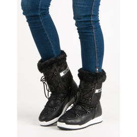 Stivali da neve alti nero 1