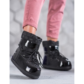 Stivali da neve alla moda nero 1