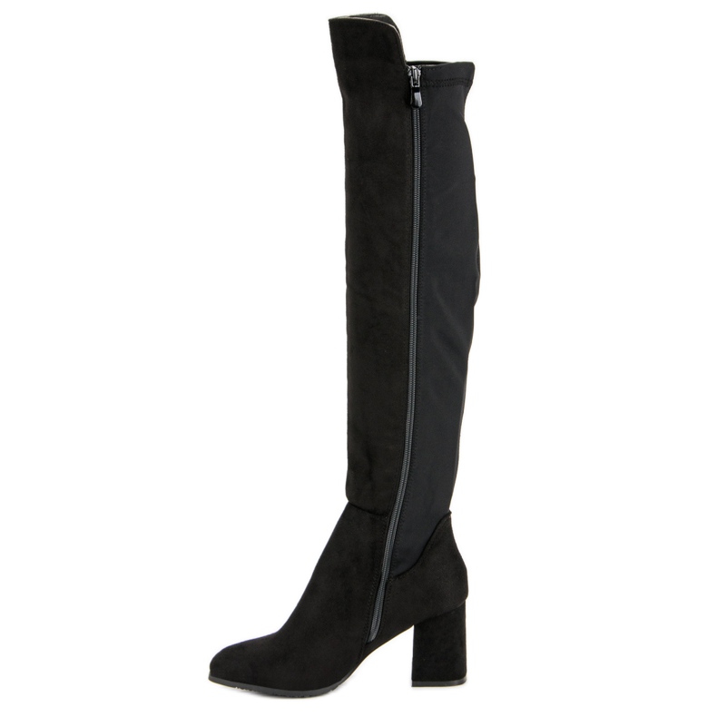 Super Me Stivali in camoscio nero 2