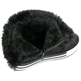 Ideal Shoes Scarpe da ginnastica alte isolate nero 1