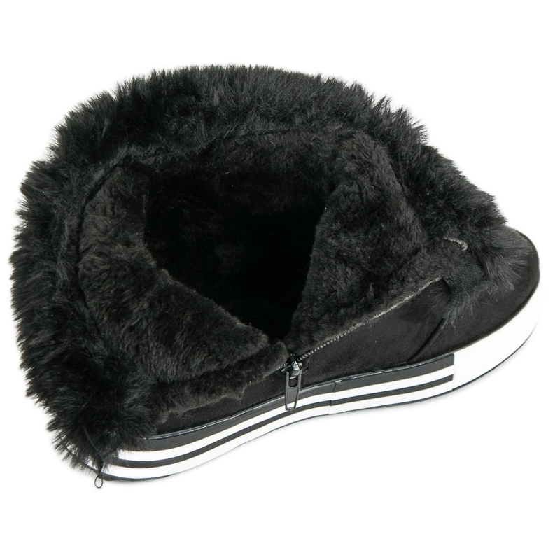 Ideal Shoes Scarpe da ginnastica alte isolate nero 1