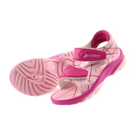 Sandali rosa scarpe per bambini Velcro per acqua Rider 488 4