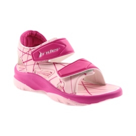 Sandali rosa scarpe per bambini Velcro per acqua Rider 488 1