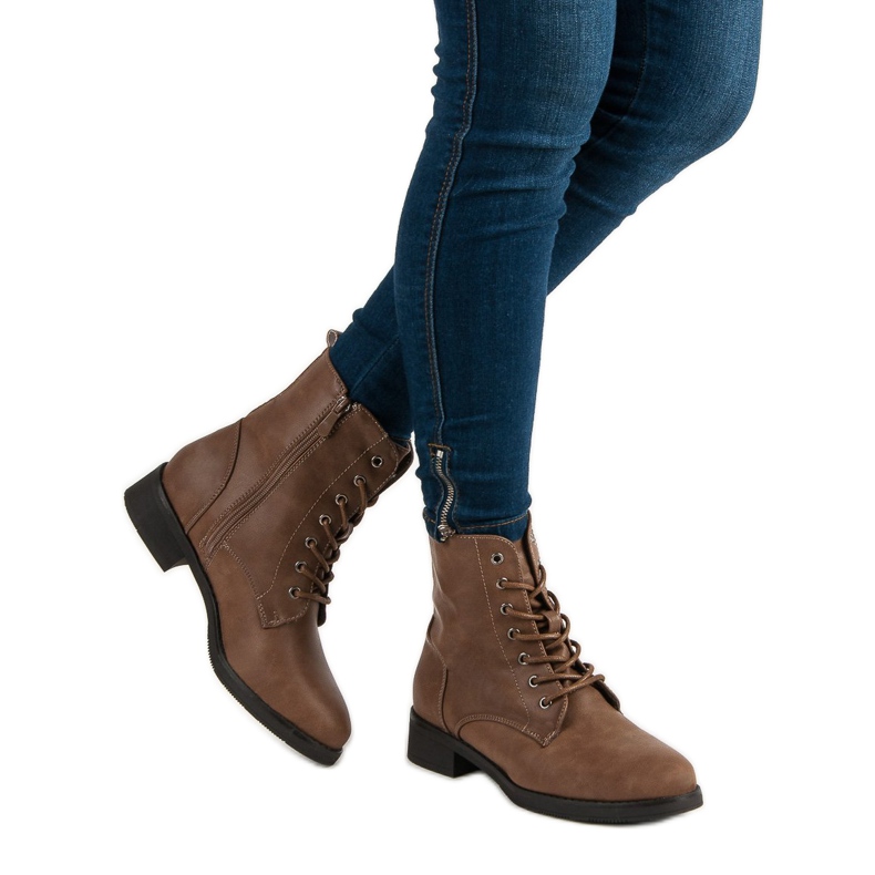 SDS Stivali caldi marroni marrone 2