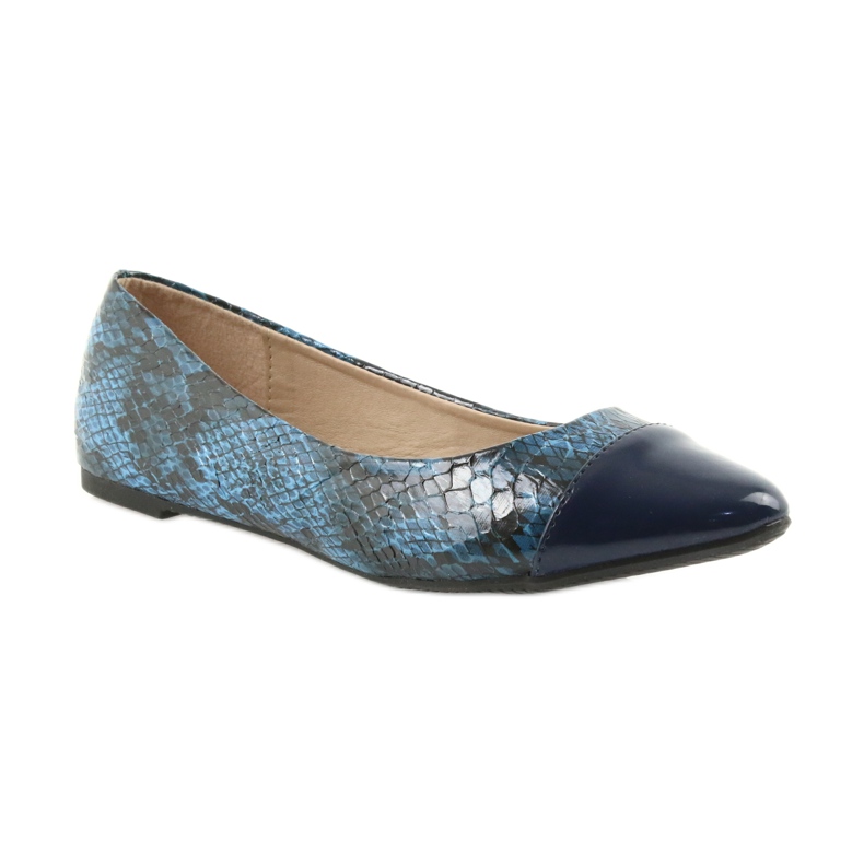 Via-Nova Ballerine da donna Via Nova 07-041 blu navy nero 1
