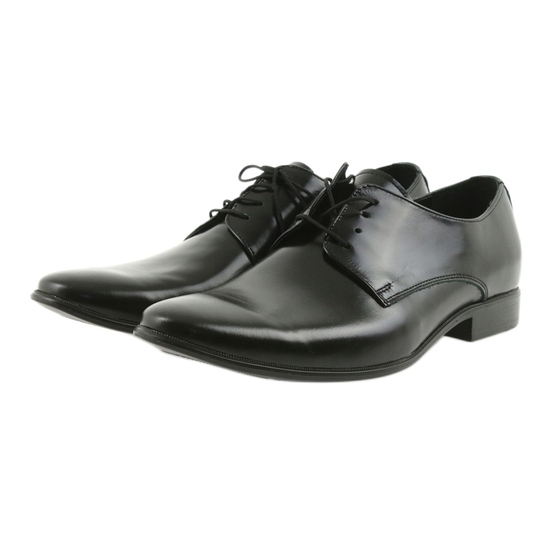 Scarpe classiche in pelle nera TUR 231 nero 3