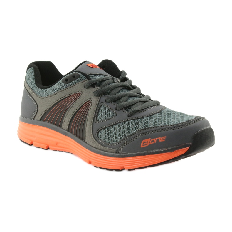 Grigio ADI B.one 15-04-011 scarpe sportive da uomo arancia 1