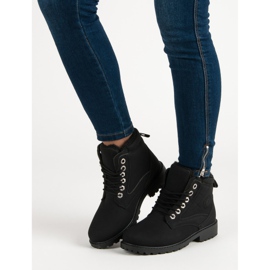 Scarponi da trekking neri classici nero 1