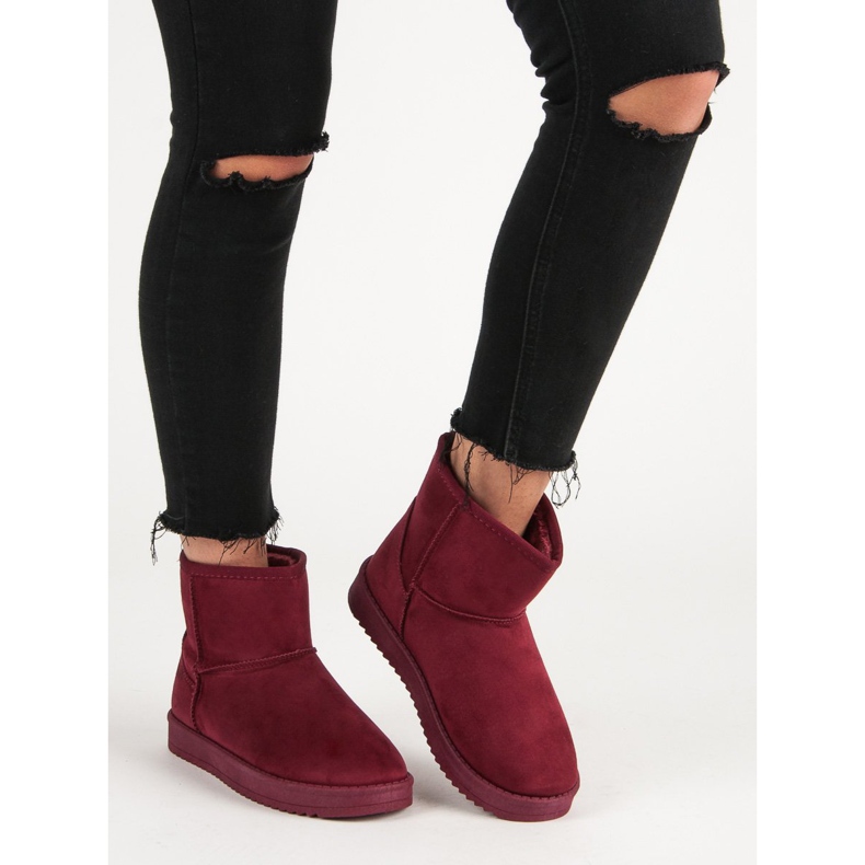 SDS Mukluki marrone rossiccio rosso 2