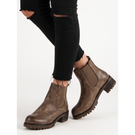 SDS Stivaletti Chelsea casual marrone 2