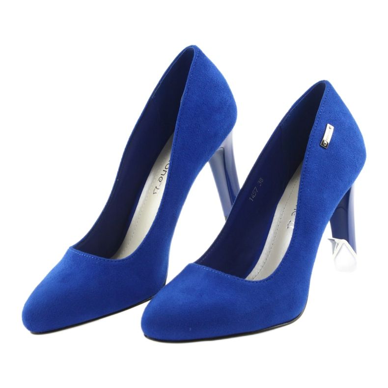 Sergio Leone Scarpe scamosciate 1457 blu 3