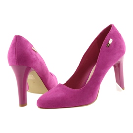 Sergio Leone Scarpe scamosciate 1457 rosa 4