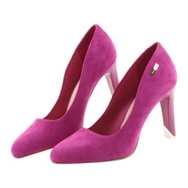 Sergio Leone Scarpe scamosciate 1457 rosa 3