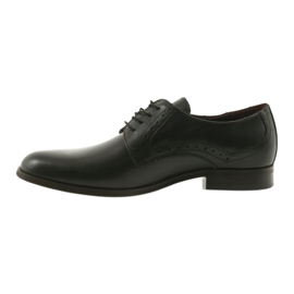 Tur Scarpe maschile in pelle nera nero 2