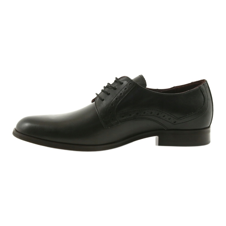 Tur Scarpe maschile in pelle nera nero 2