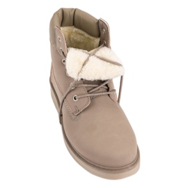 Trapper sulla piattaforma marrone 1