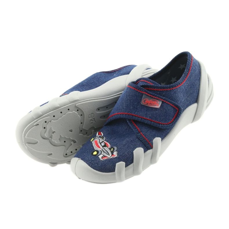 Pantofole per scarpe per bambini Befado 273X235 blu rosso 5