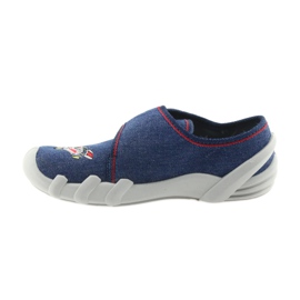 Pantofole per scarpe per bambini Befado 273X235 blu rosso 2