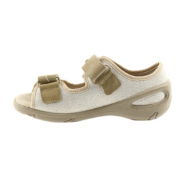 Scarpe per bambini Befado pu sandali 065X121 giallo 2