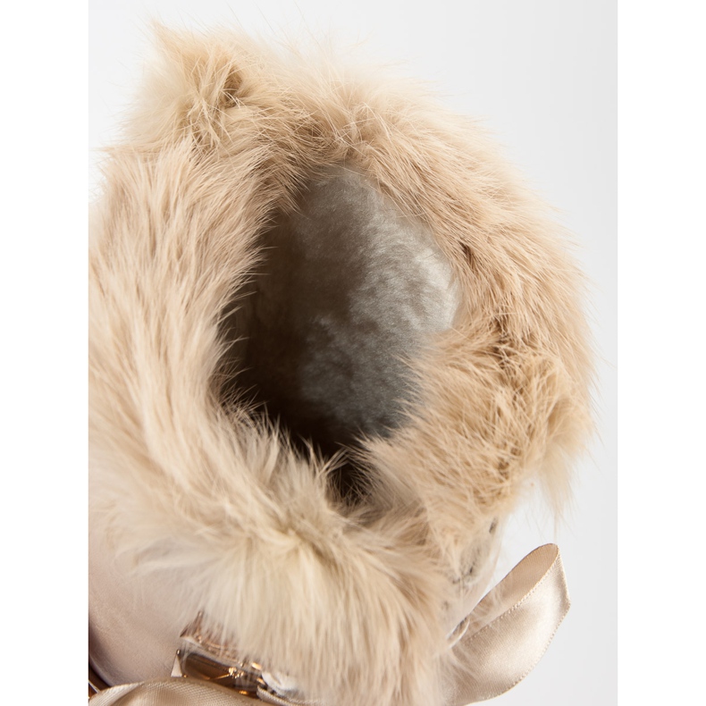 Super Me Stivali da neve alla moda Moda marrone 1